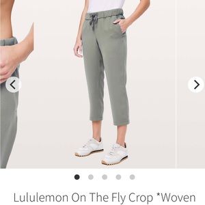 On the fly cropped Lululemon pants *woven